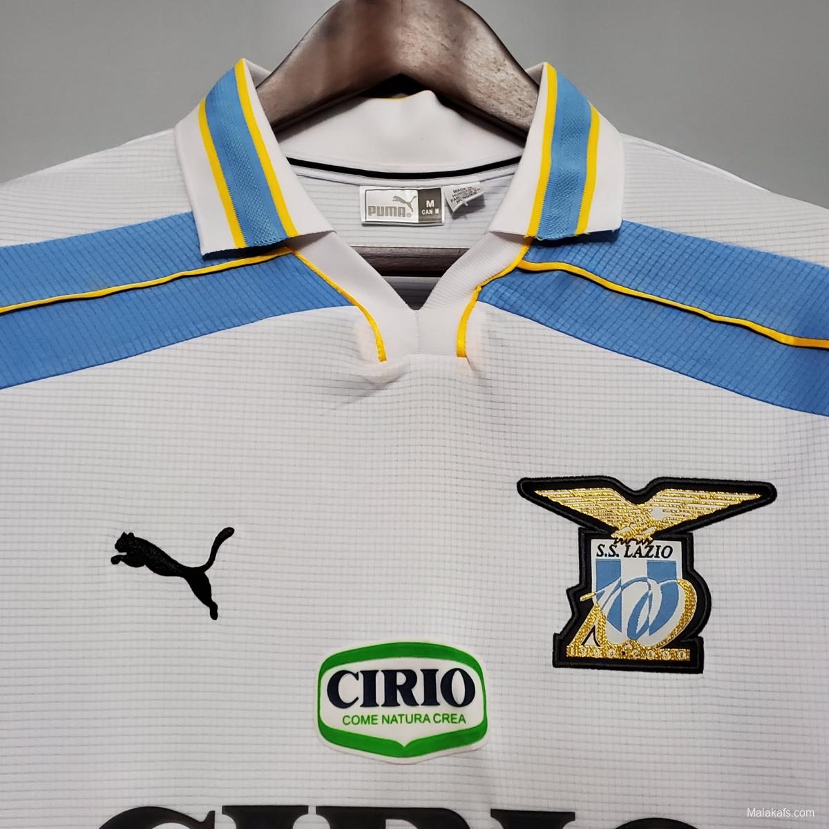Retro 00/01 Lazio Long sleeve away Soccer Jersey