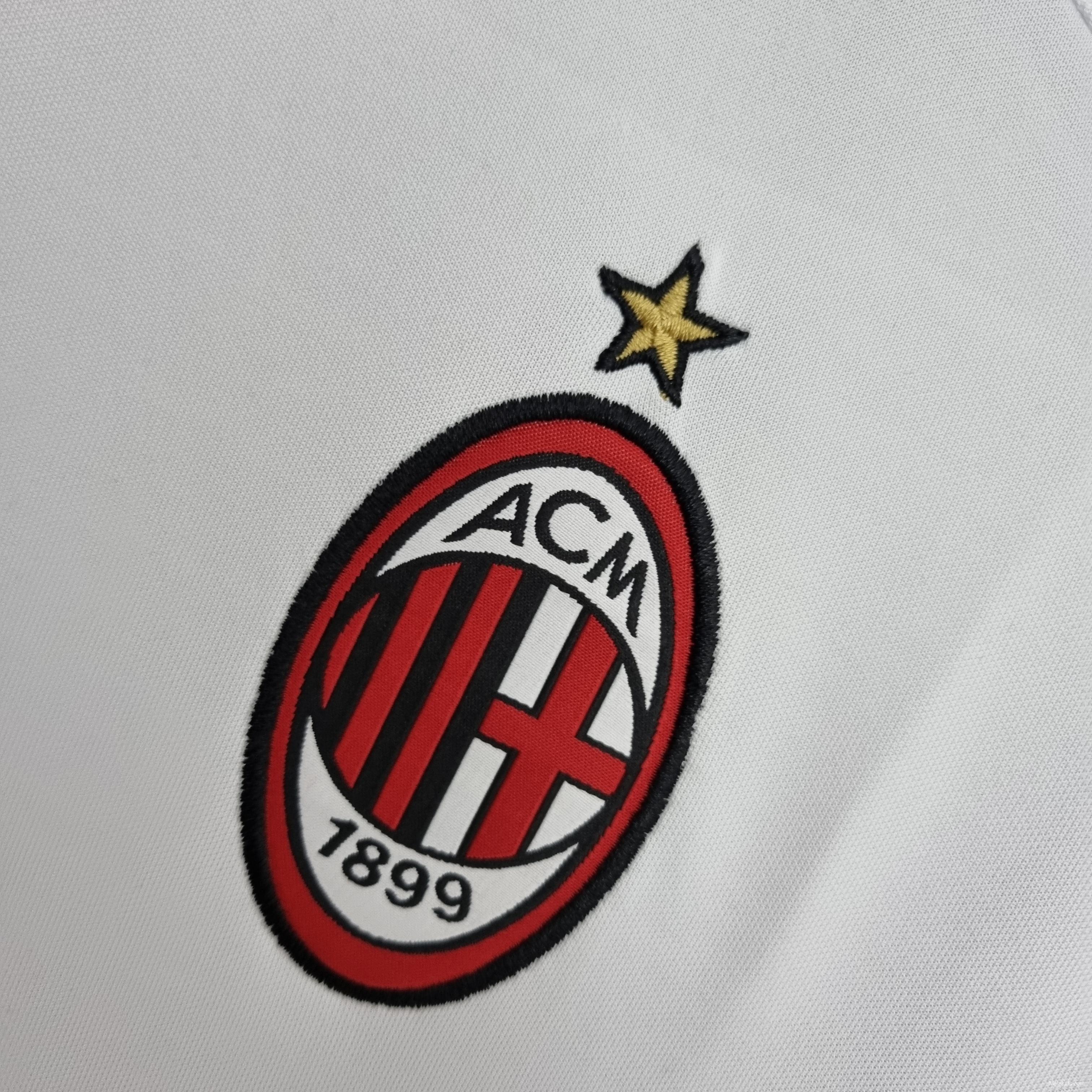 Retro 02/03 AC Milan away Champions League Final Edition Soccer Jersey