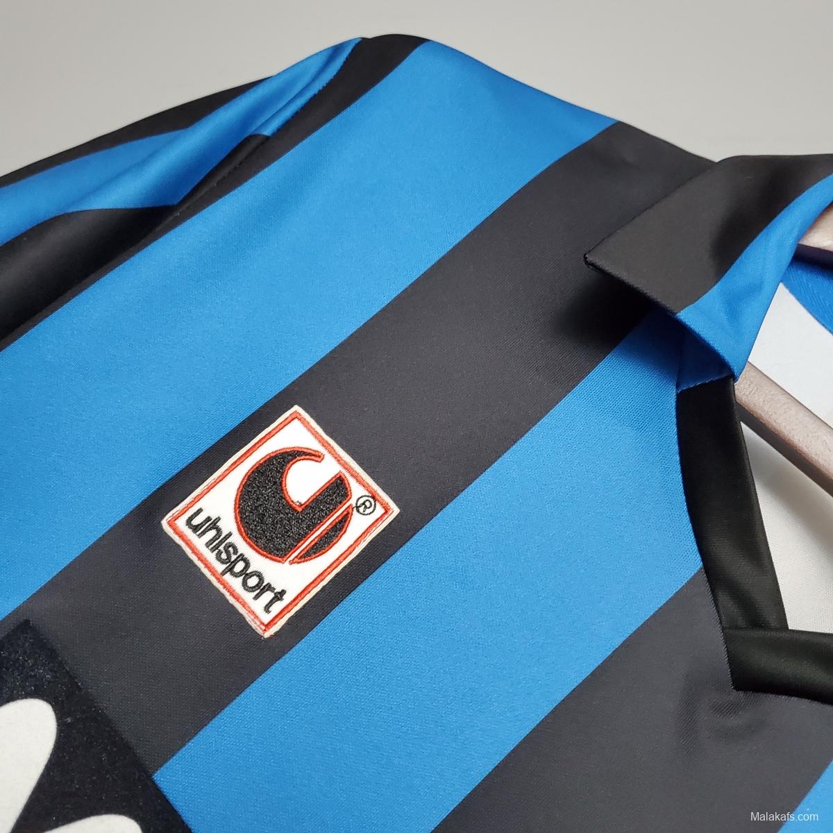 Retro 88/90 Inter Milan home Soccer Jersey