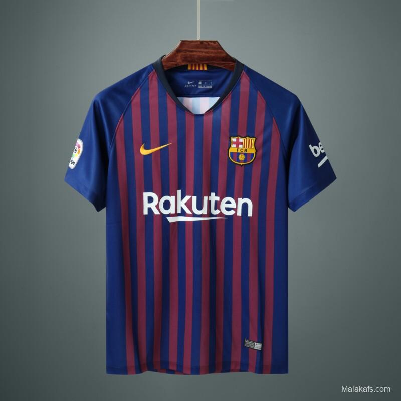 Barcelona 18-19 home Soccer Jersey