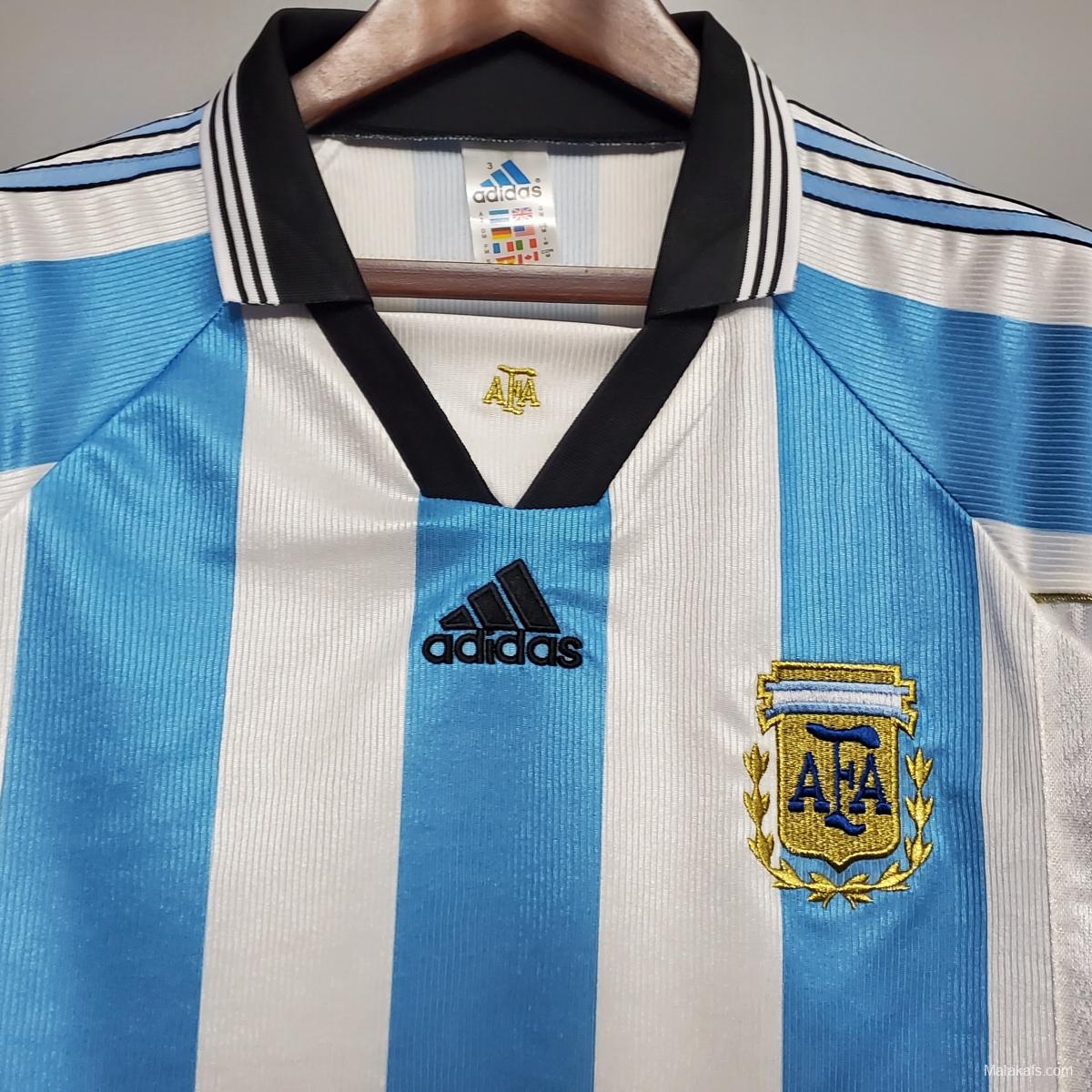 Argentina 1998 home - Retro version jersey