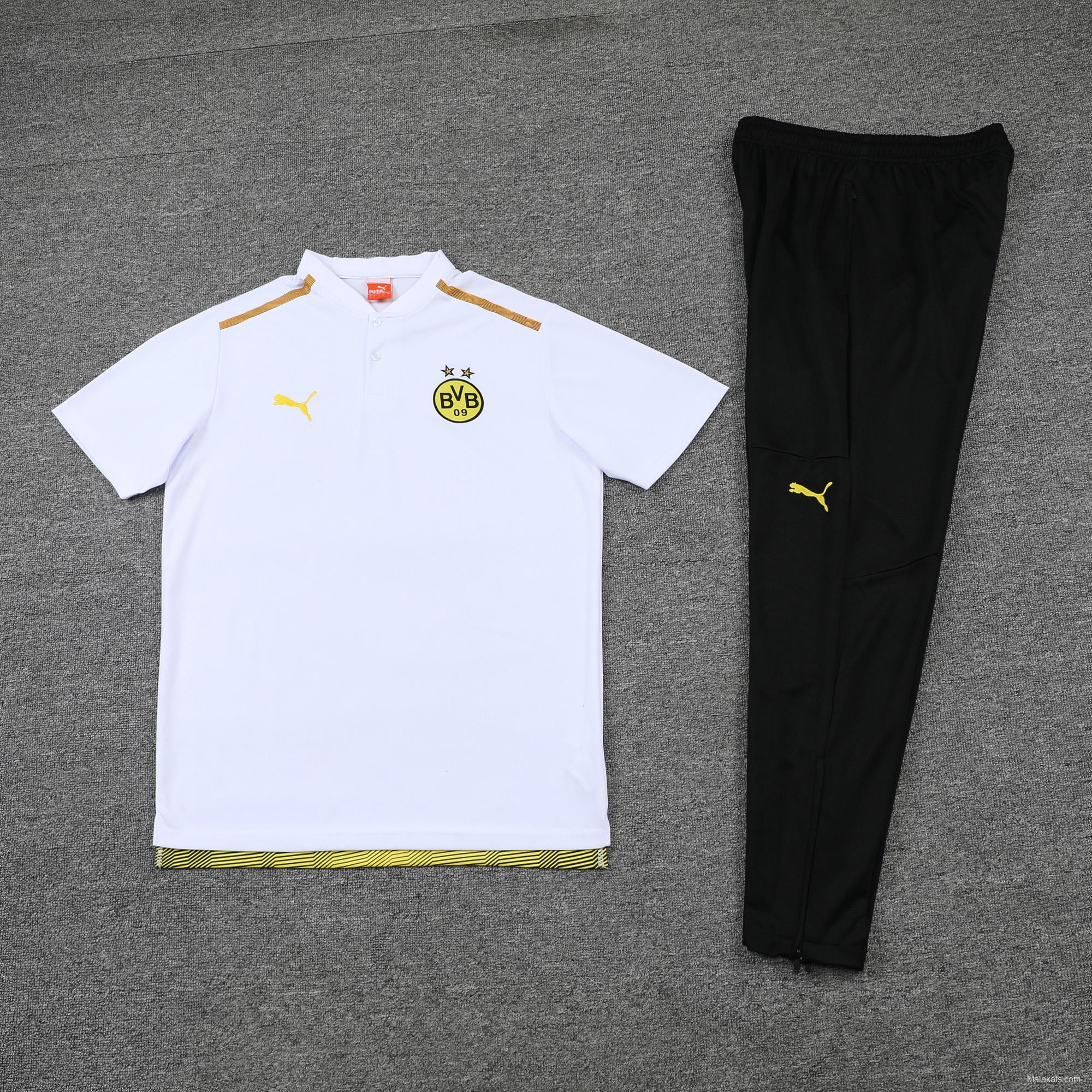 Borussia Dortmund POLO kit White (not supported to be sold separately)