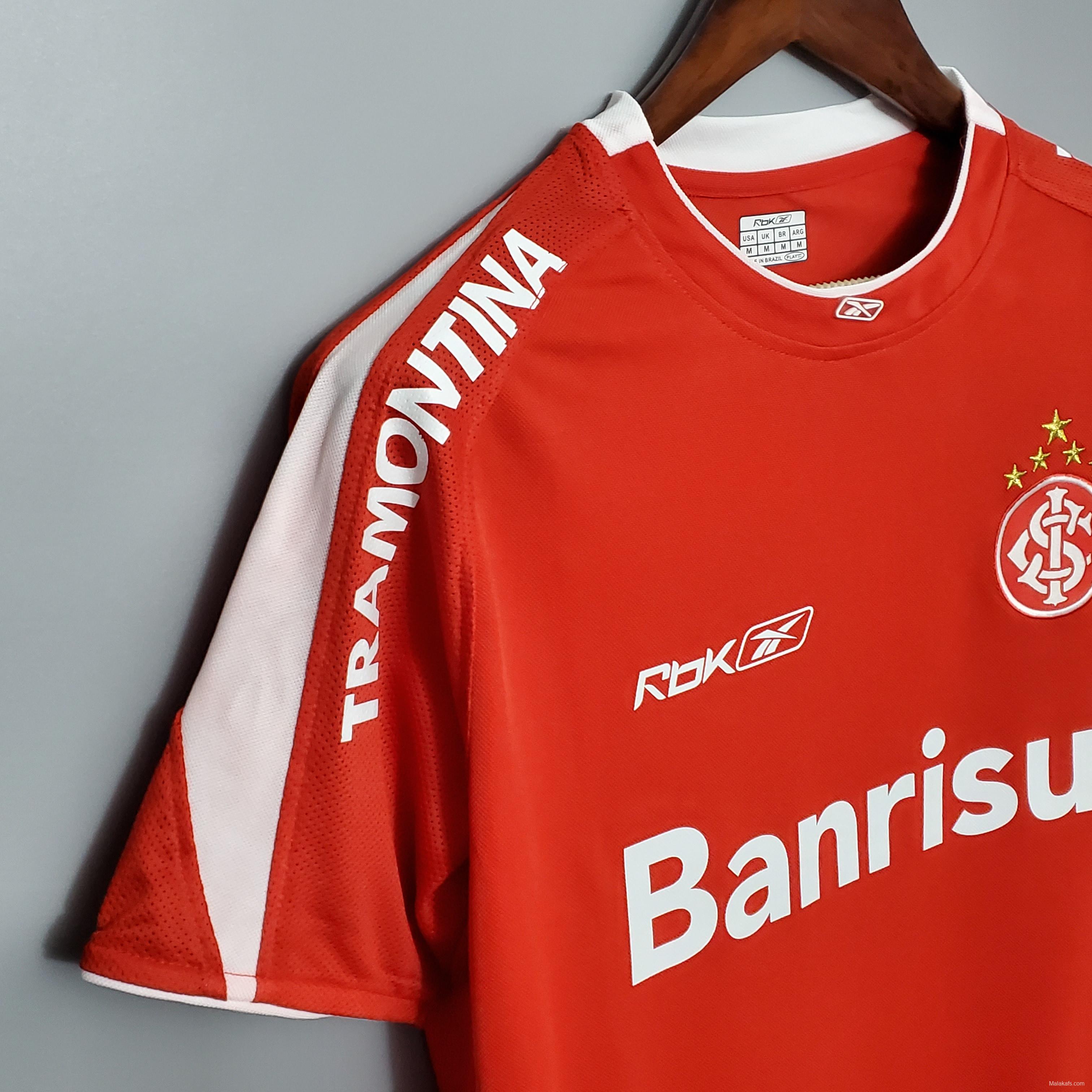 Brazil Internacional 2006 Retro home Soccer Jersey