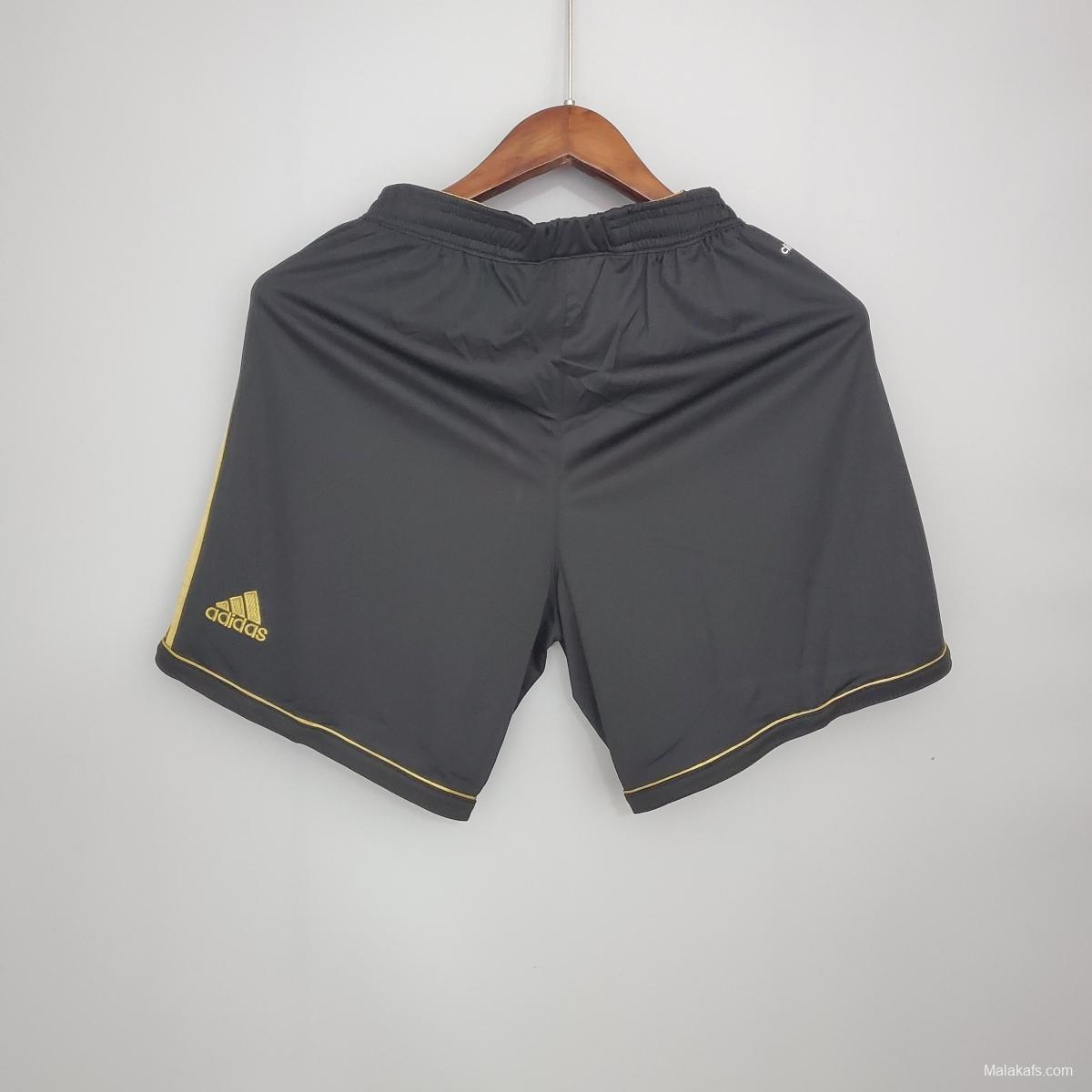 Retro shorts Real Madrid 11/12 away black Soccer Jersey