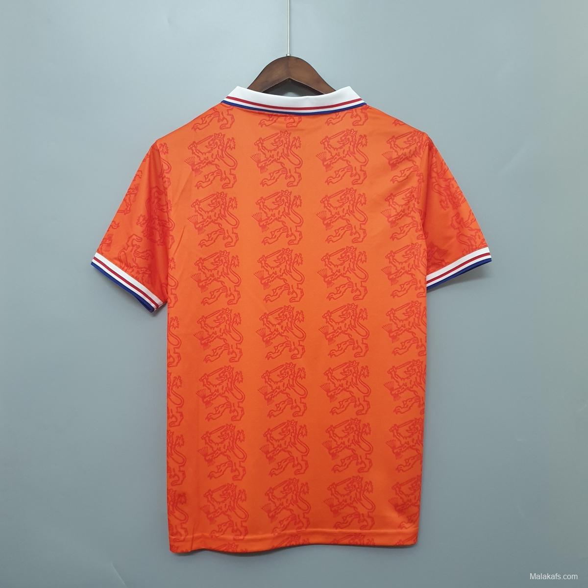 Netherlands 1995 retro shirt home Soccer Jersey