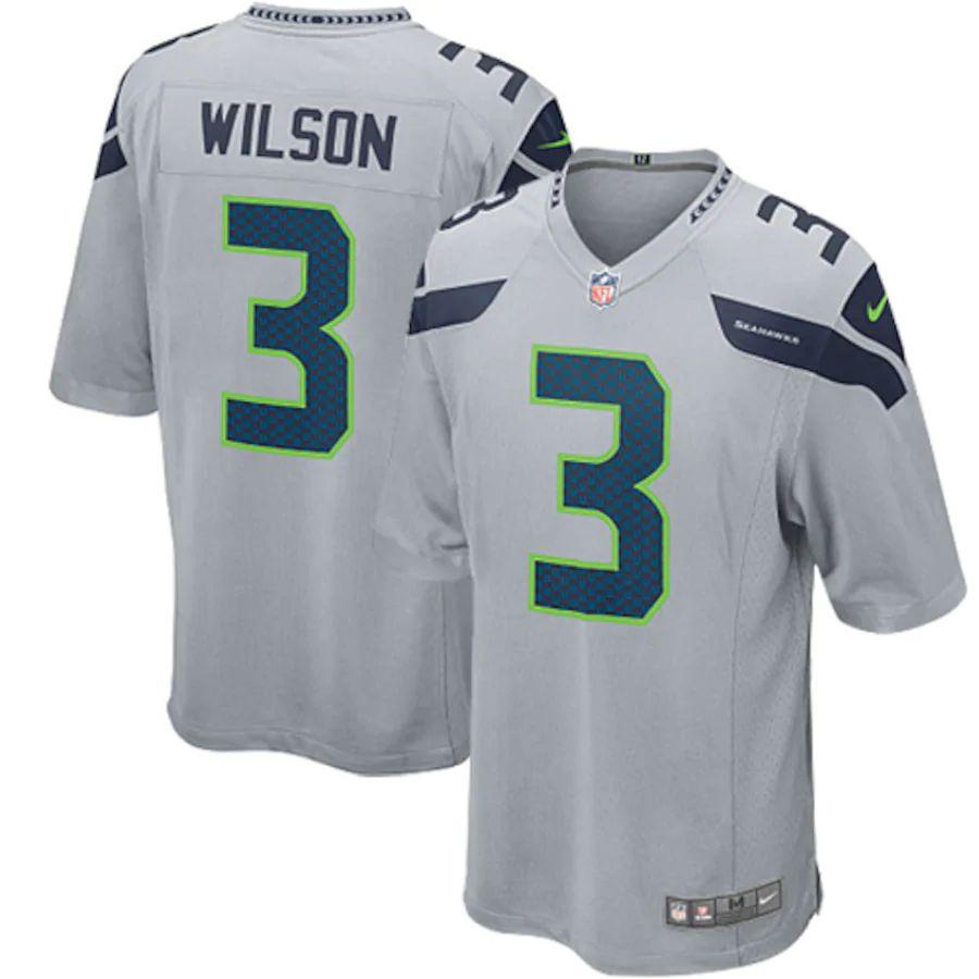 Youth Russell Wilson Gray Alternate Player Limited Team Jersey