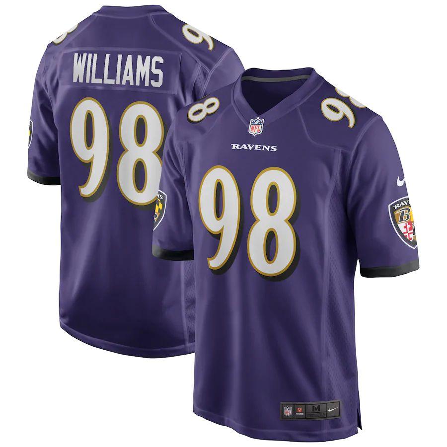 Men's Brandon Williams Purple Player Limited Team Jersey