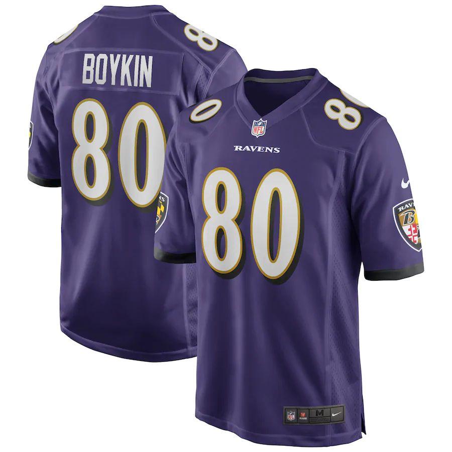 Men's Miles Boykin Purple Player Limited Team Jersey