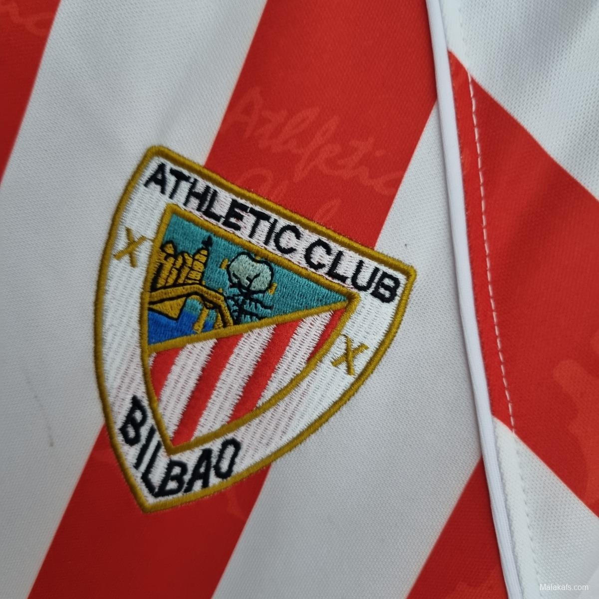 Retro 95/97 Athletic Bilbao home Soccer Jersey