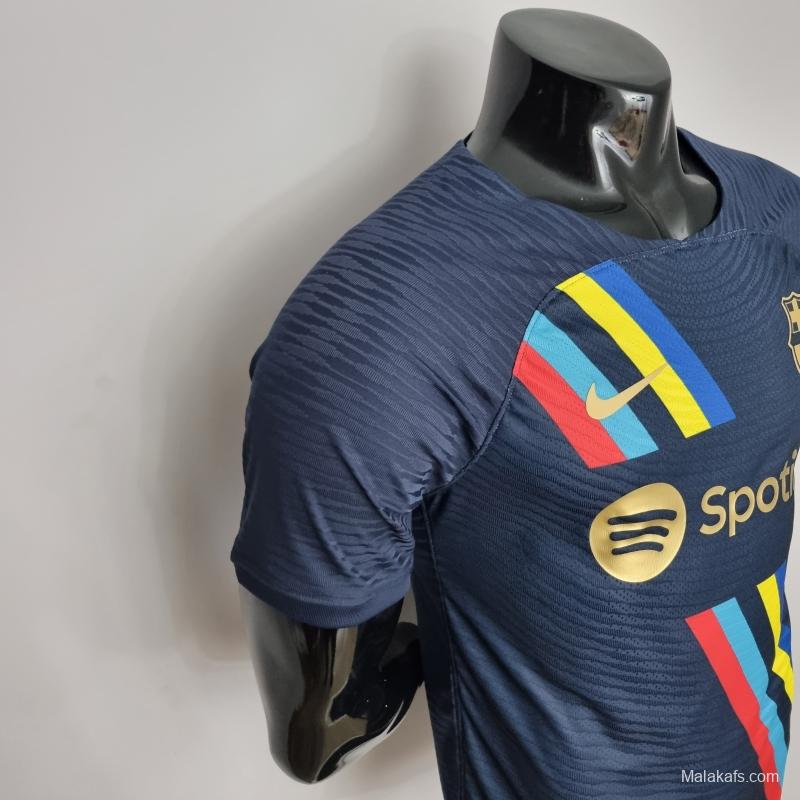 Barcelona 22/23 Soccer Jersey Cyan