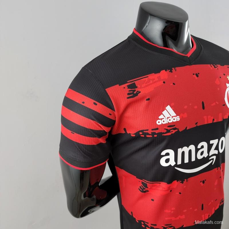 Player Version 22/23 Flamengo Concept Edition Red Black Jersey