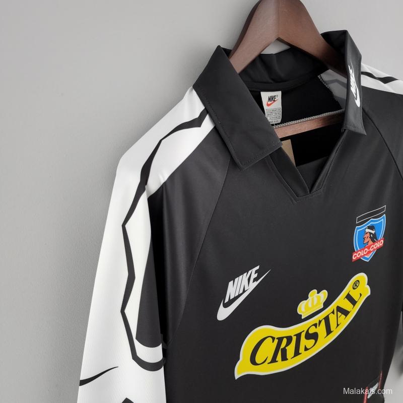 Retro 1995 Long Sleeve Colo Colo Away Soccer Jersey