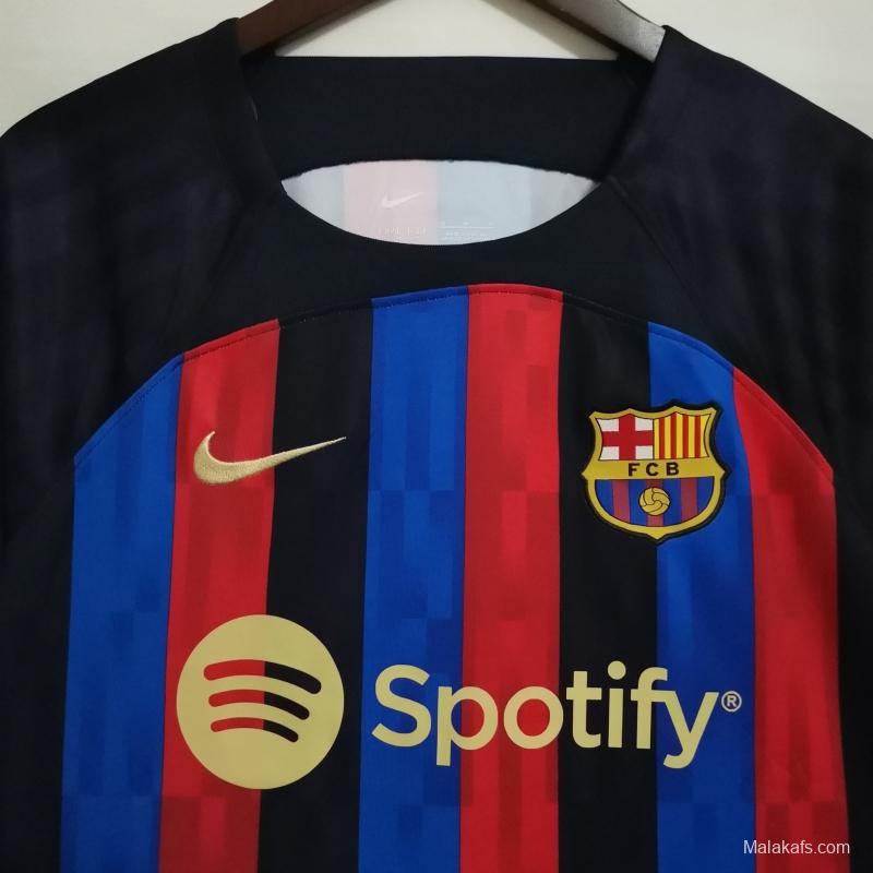 Barcelona 22 23 Home Soccer Jersey