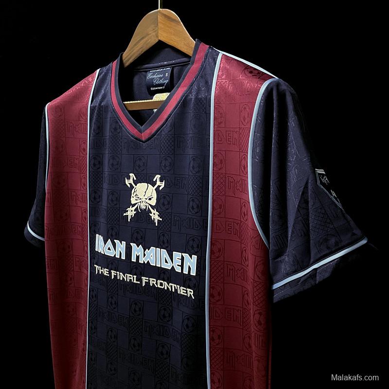 Retro 2011 West Ham Iron Maiden Home Soccer Jersey