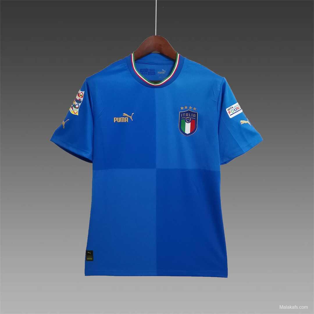 Italy 22/23 Home Jersey Nations League Patch