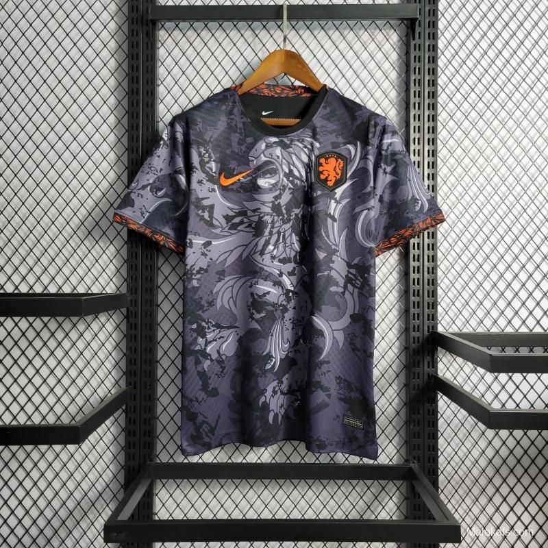 Netherlands 22/23 Training Black Jersey