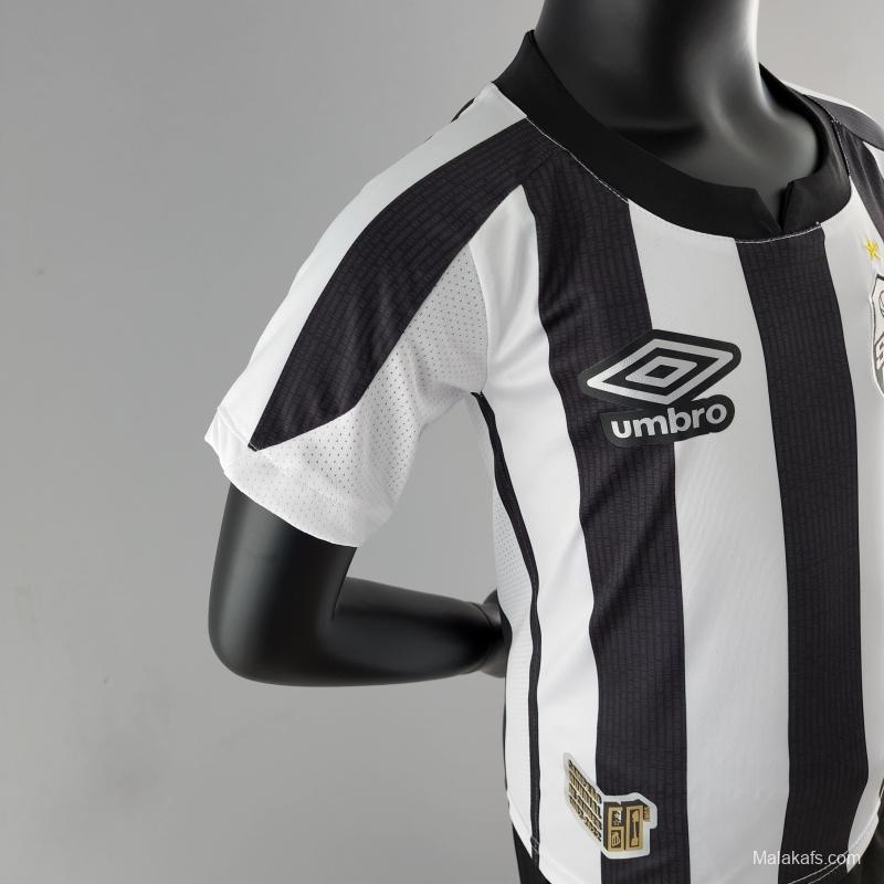 22/23 Santos Kids Kit Away Size 16-28 Soccer Jersey