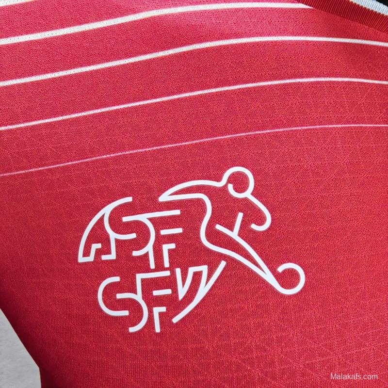 Switzerland 22/23 Home Player Version Jersey