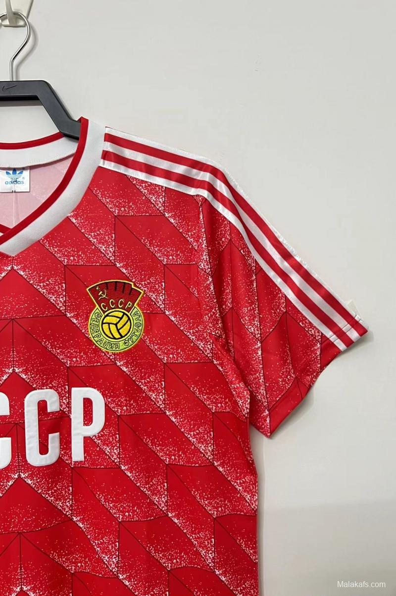 Retro 88/89 USSR Home Soccer Jersey