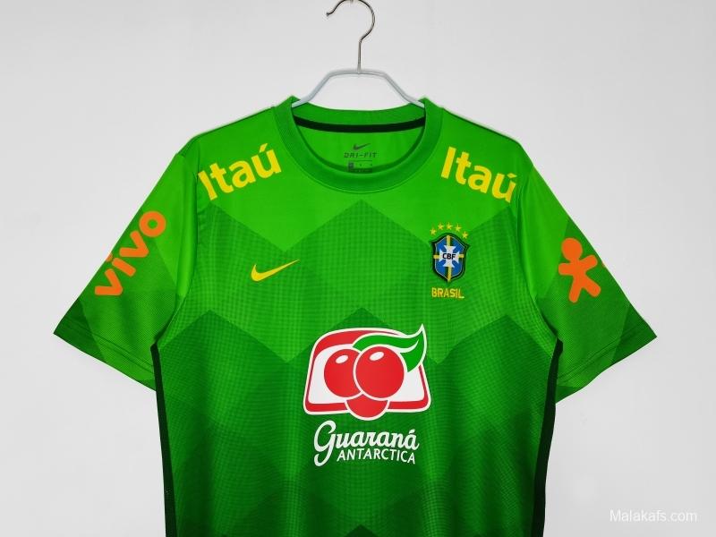 Retro 2020 Brazil Green Training Jersey