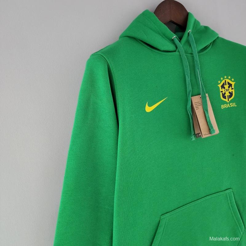 2022 Brazil Hoodie Green