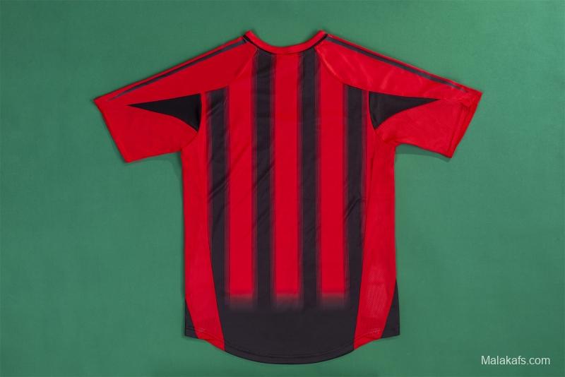 RETRO 04/05 AC Milan Home Soccer Jersey