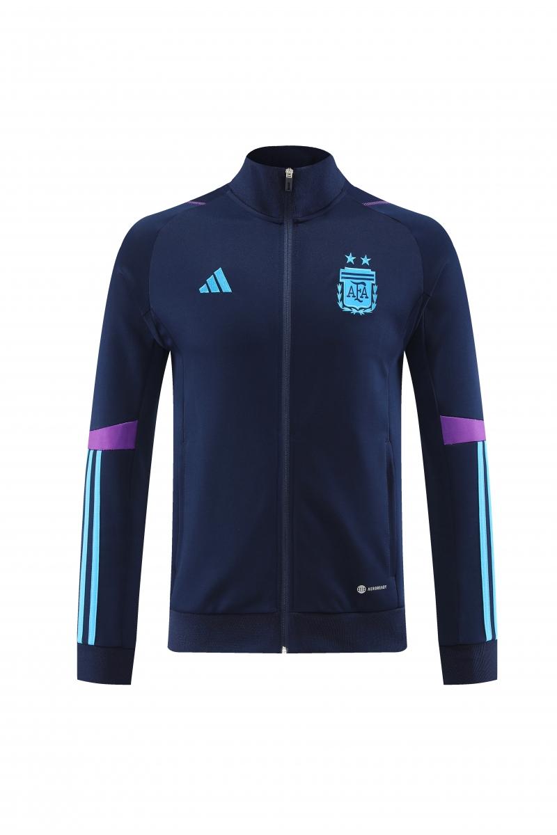 Argentina - 2 estrellas - Navy Full Zipper Tracksuit