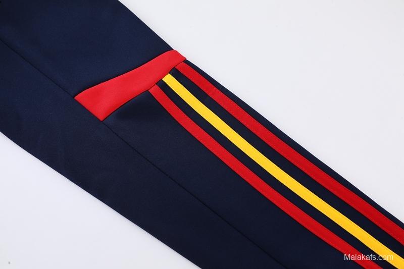 Spain 22/23 Navy Full Zipper Tracksuit