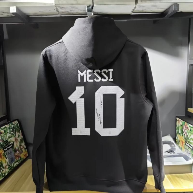 Argentina - 3 estrellas - Messi - Black hoodie