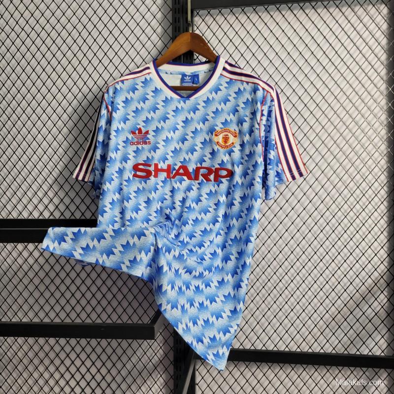 Retro 90/92 Manchester United Away Jersey