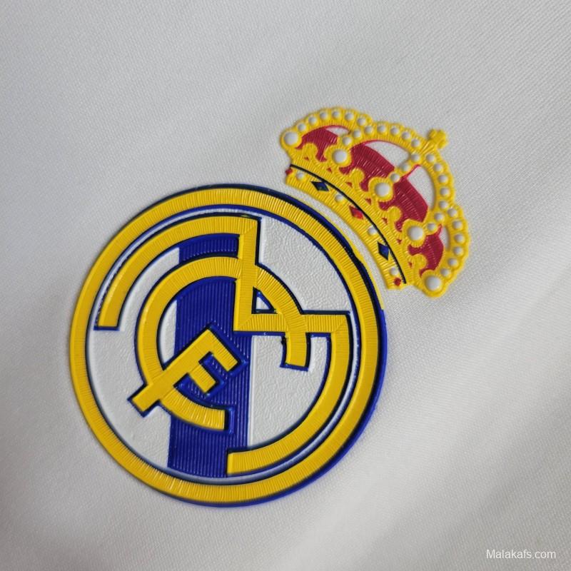 Retro Real Madrid 11/12 Long Sleeve Home Jersey