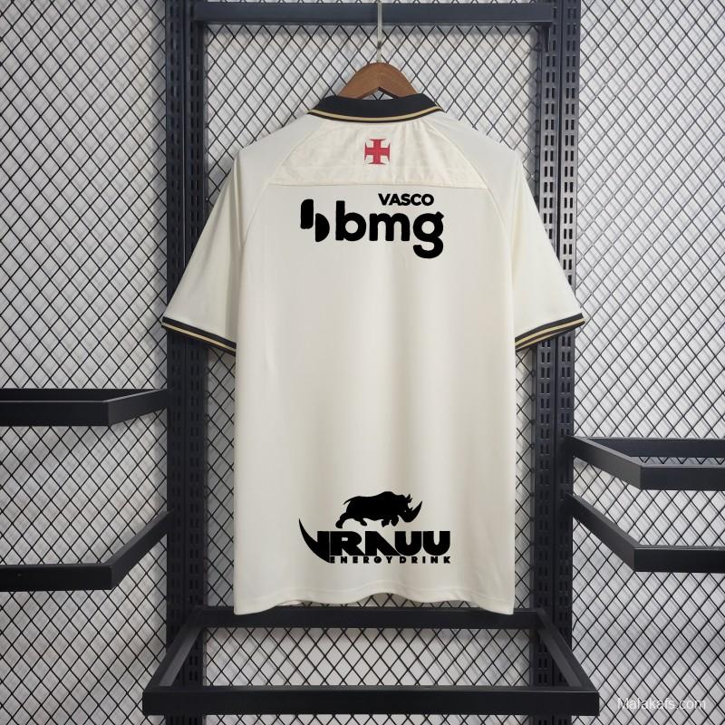 23/24 Vasco Da Gama Beige Jersey With Full Sponsors