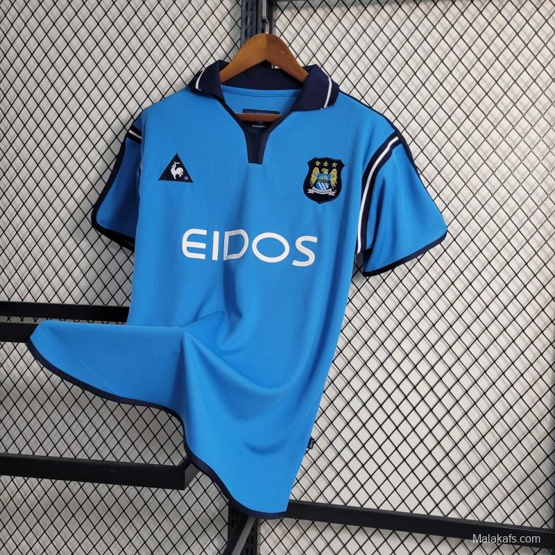 Retro 01/02 Manchester City Home Jersey
