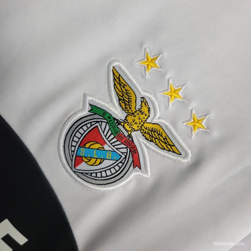 Retro 13-14 Benfica  Away Black/White Jersey