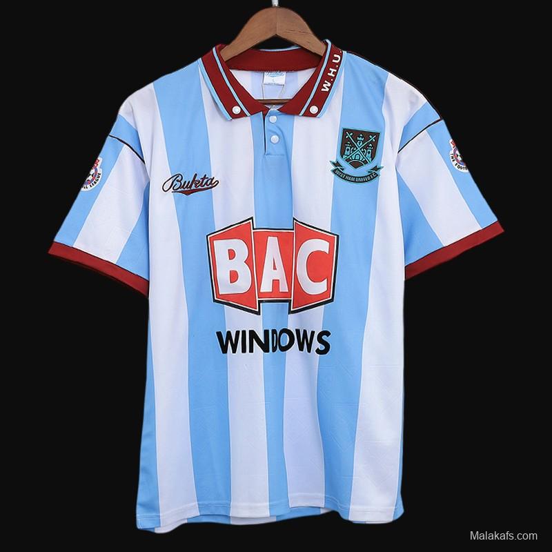 Retro 91/92 West Ham Away Jersey