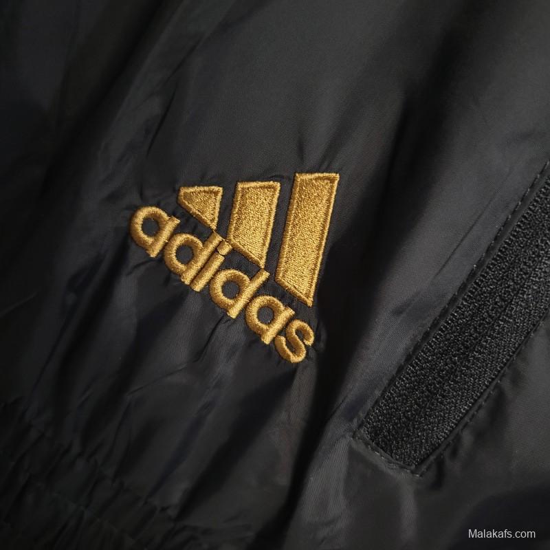 2023 Adidas Black White Brown Windbreaker