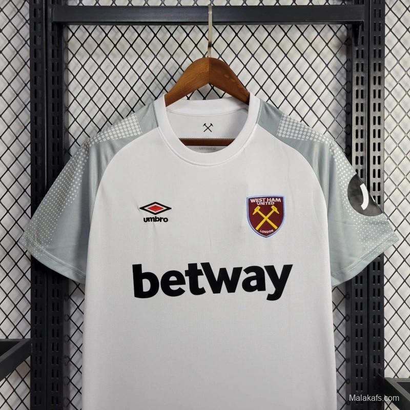 24/25 West Ham United Away White Jersey