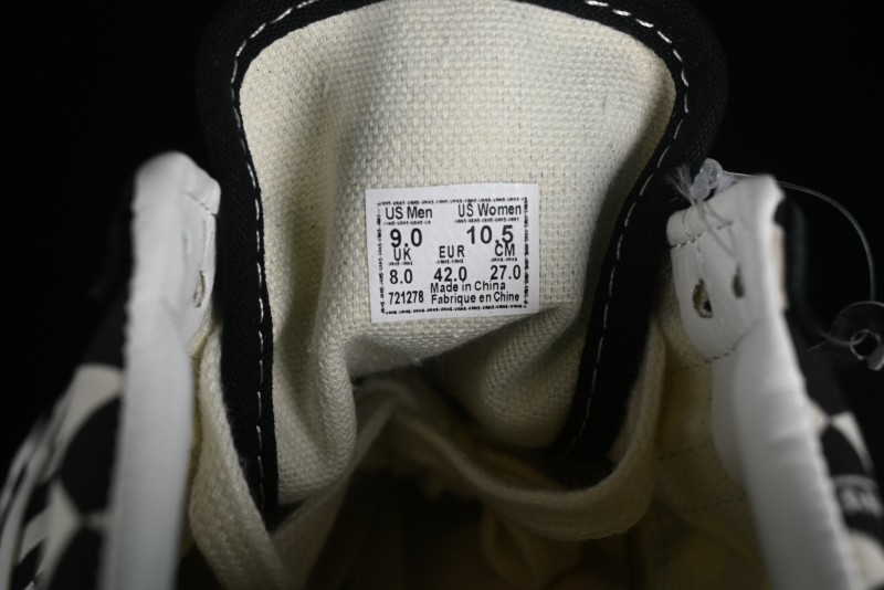 Vans Old Skool Reissue 136 High-End Series Canvas Sneakers with Toe Cap Design - VN000MT6BPQ