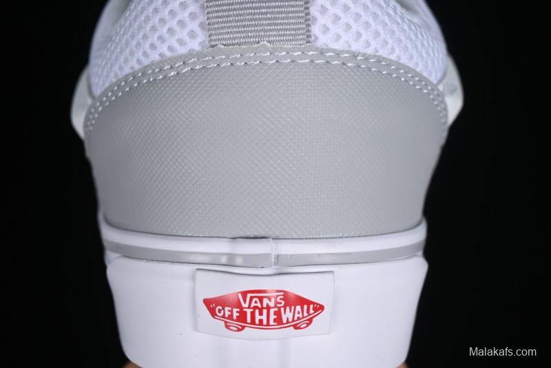 Vans Classics Knu Skool Chunky Tongue Retro Sneakers in Grey White - VN0009QCYF9