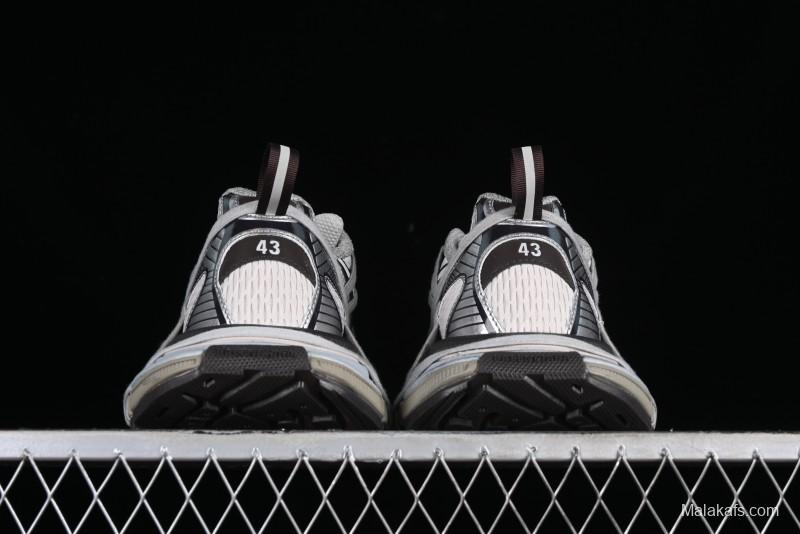 Balenciaga Phantom Sneaker 10th Generation Lace-Up Running Shoes with Transparent Heel Strap - W3XLL2097