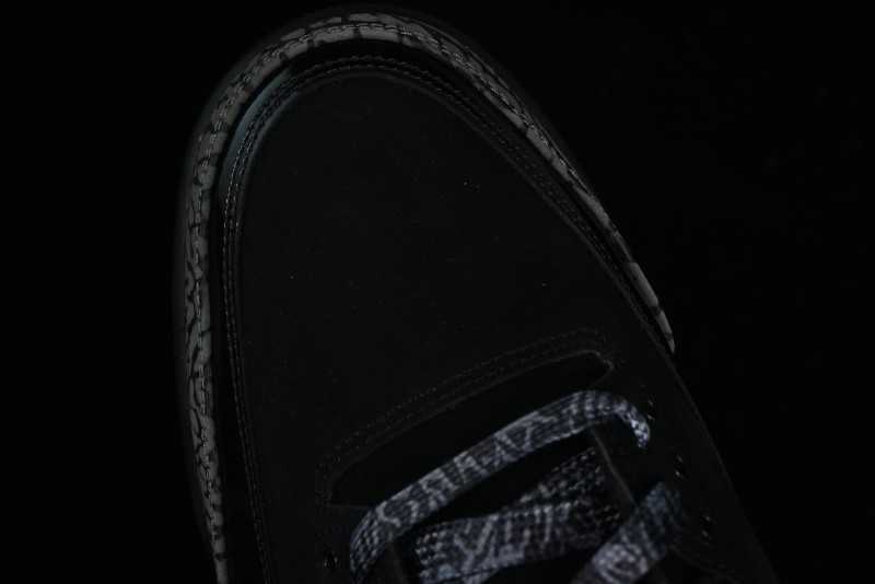 Nike Air Jordan 3 Retro Sneakers in Black with Elephant Print - CK9246-168