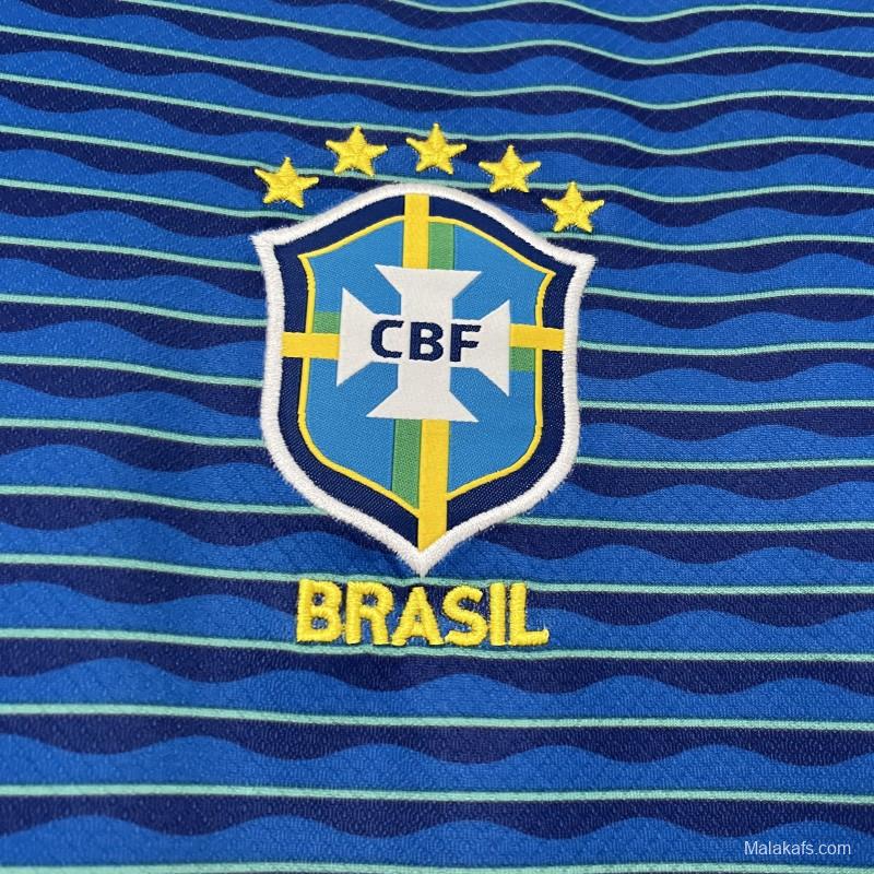 2024 Womens Brazil Away Shirt Jersey