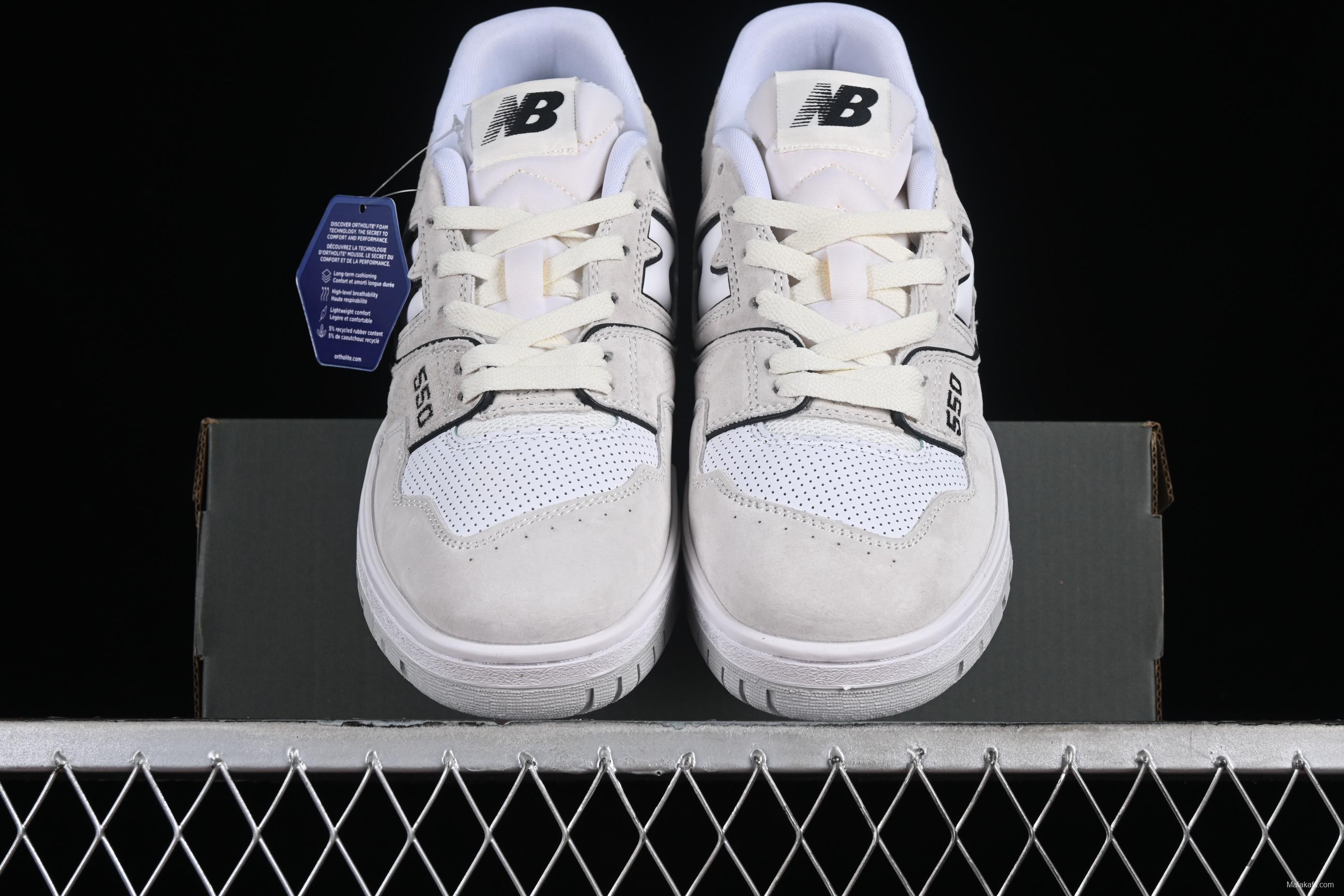 New Balance BB550 Series Leather Unisex Casual Running Shoes - BB550PRB