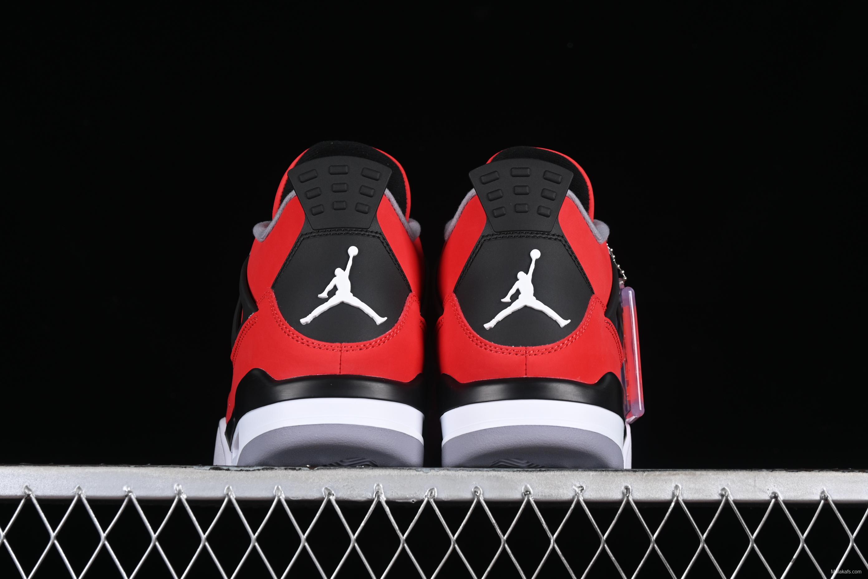 Nike Air Jordan 4 Retro "Toro Bravo" Basketball Shoes - 308497-603