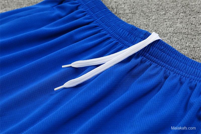 2024 South Korea Blue Short Sleeve Jersey+Shorts