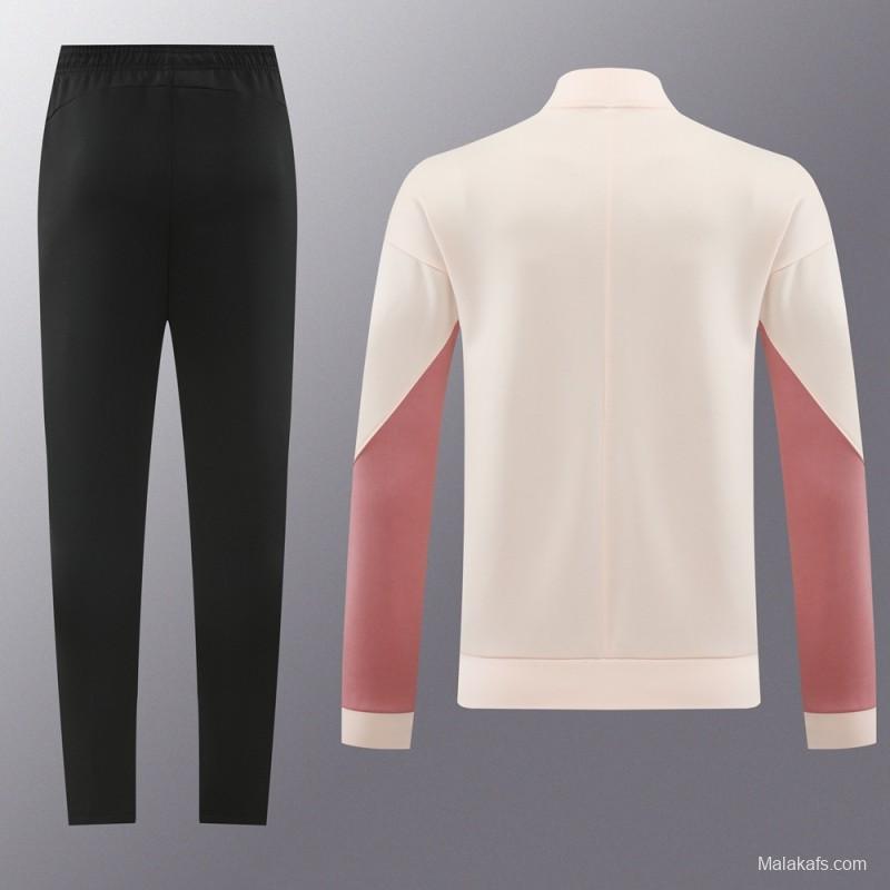 24/25 PSG Pink Full Zipper Jacket +Long Pants