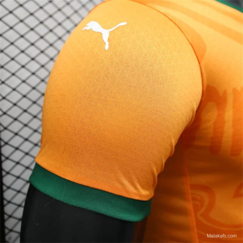 24/25 Player Version Ivory Coast Home Jersey