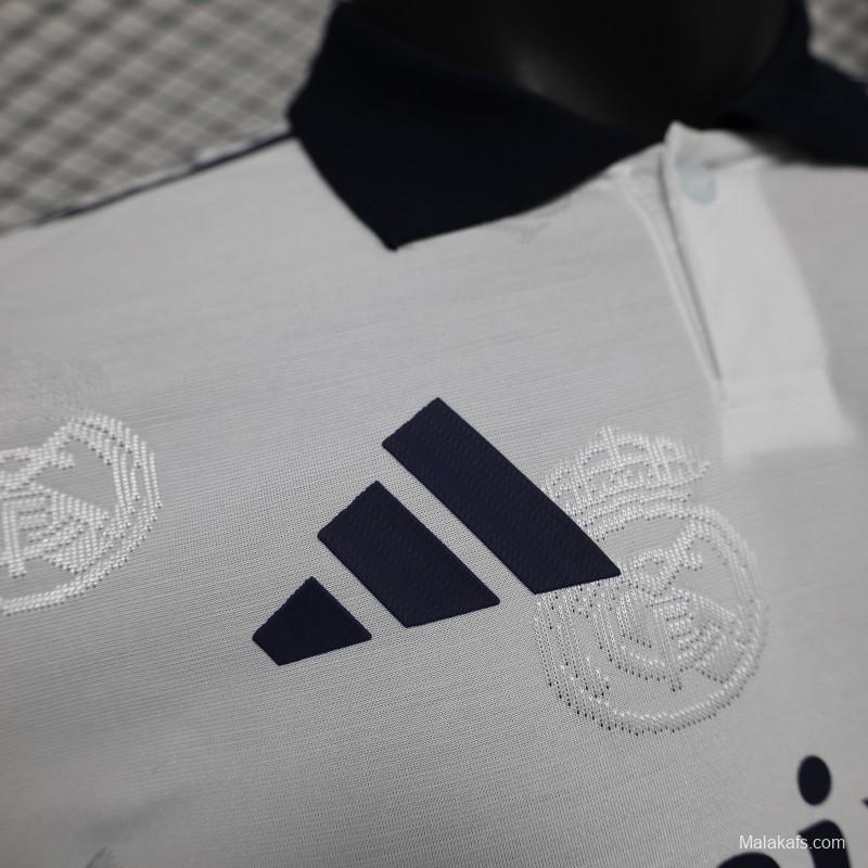 Player Version 24/25 Real Madrid White Pre-Match Jersey