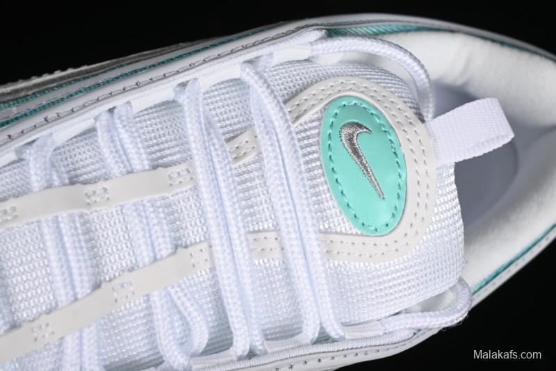 Nike Air Max 97 Custom Full-Sole Air Cushion Retro Bullet Running Shoes - 921826-101