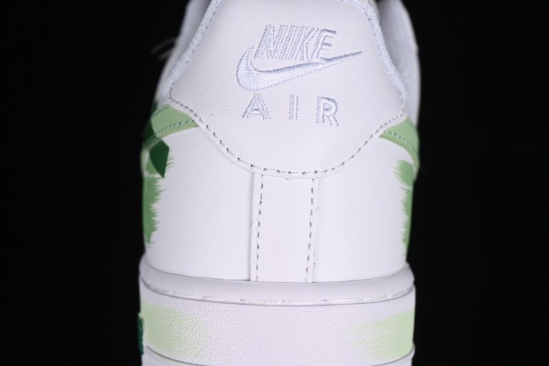 Nike Air Force 1 '07 Low Custom Hand-Painted Anime Theme with Swoosh Shadow and Strap - CW2288-111